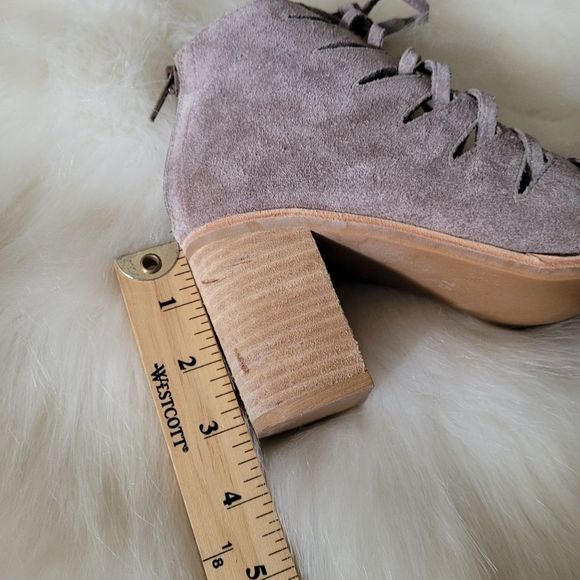 Jeffrey Campbell Taupe Lace-Up Heels - Picture 8 of 8